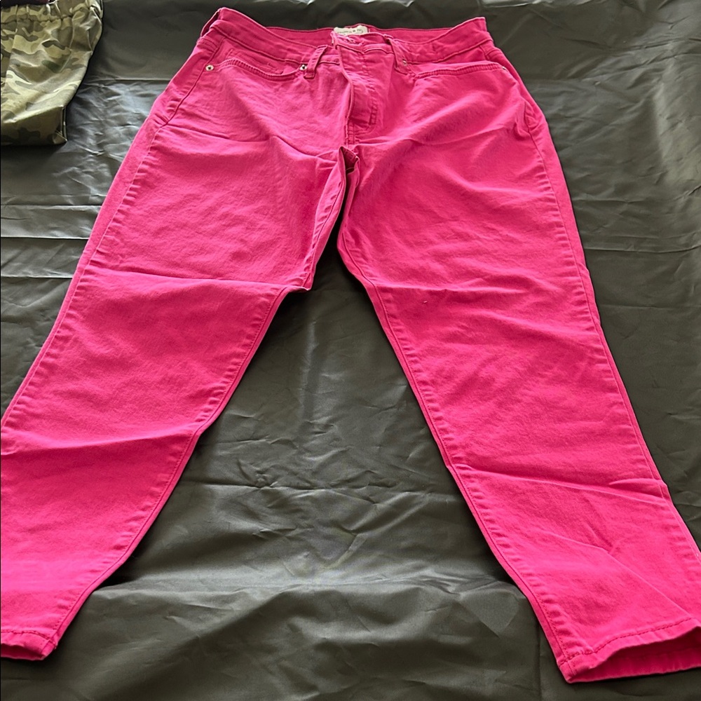 crown & ivy Pink Skinny Pants